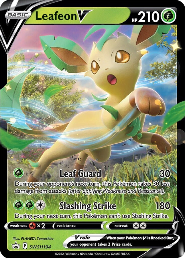 Leafeon V (SWSH194) [Sword & Shield: Black Star Promos] | Total Play