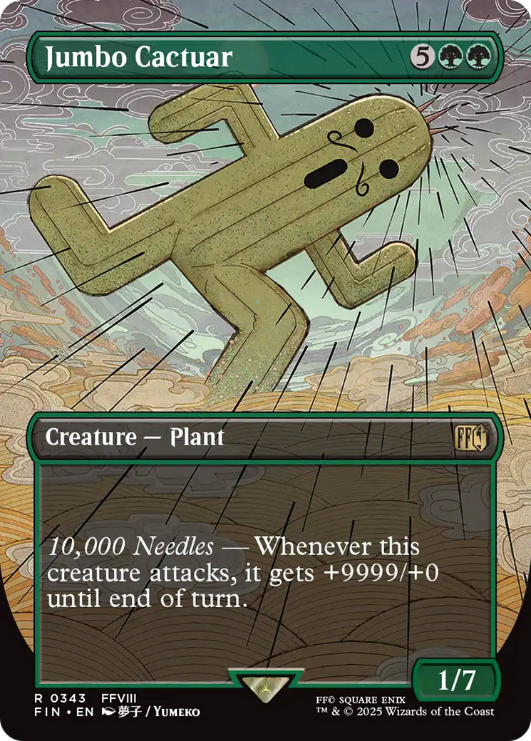 Jumbo Cactuar (Borderless) [FINAL FANTASY] | Total Play