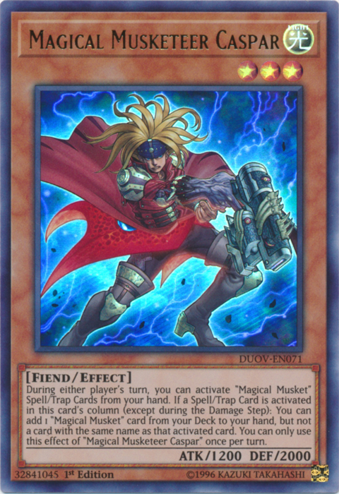 Magical Musketeer Caspar [DUOV-EN071] Ultra Rare | Total Play