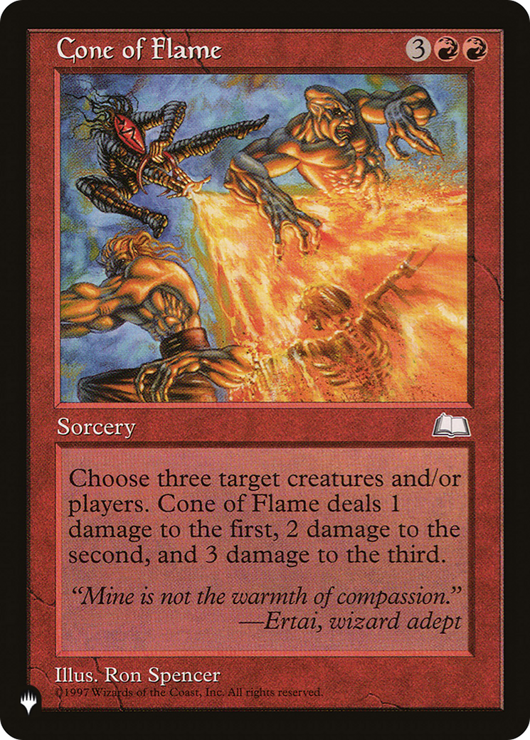 Cone of Flame [The List] | Total Play