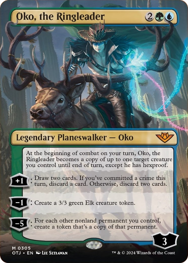 Oko, the Ringleader (Borderless) [Outlaws of Thunder Junction] | Total Play