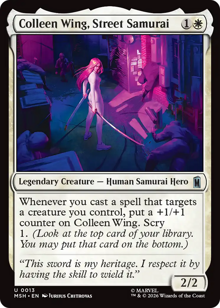 Colleen Wing, Street Samurai [Marvel Super Heroes] | Total Play