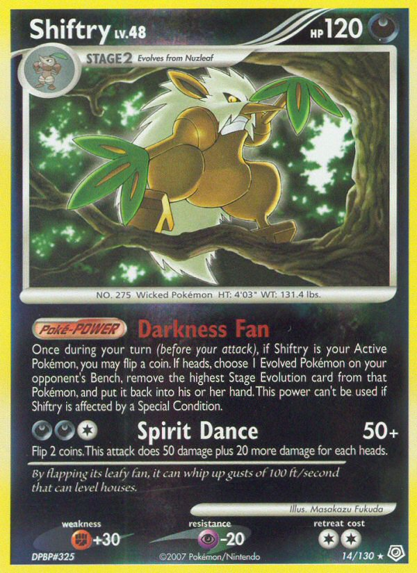 Shiftry (14/130) [Diamond & Pearl: Base Set] | Total Play