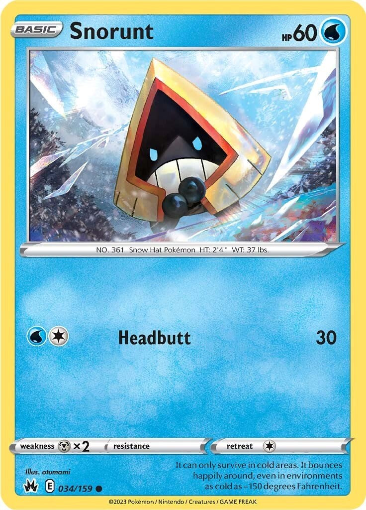 Snorunt (034/159) [Sword & Shield: Crown Zenith] | Total Play
