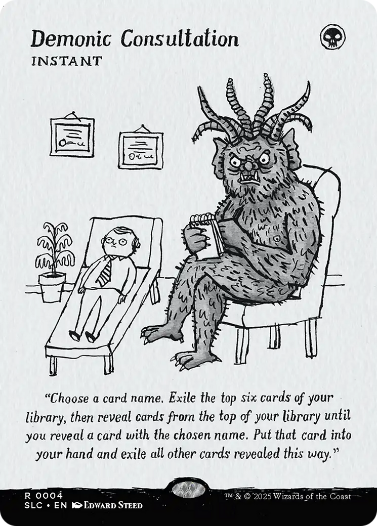 Demonic Consultation [Secret Lair Countdown Kit] | Total Play