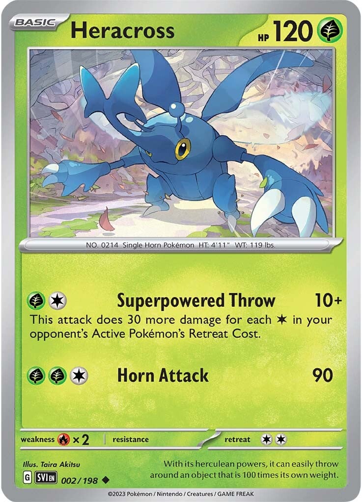 Heracross (002/198) [Scarlet & Violet: Base Set] | Total Play