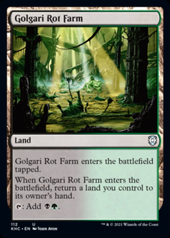 Golgari Rot Farm [Kaldheim Commander] | Total Play