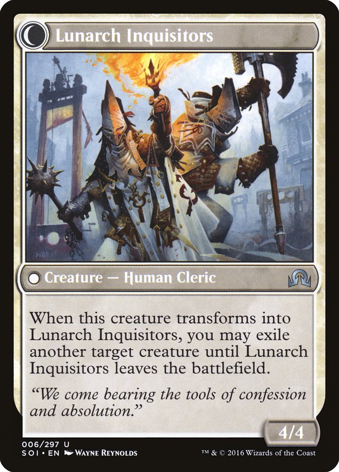 Avacynian Missionaries // Lunarch Inquisitors [Shadows over Innistrad] | Total Play