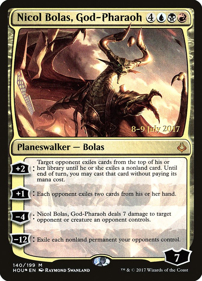 Nicol Bolas, God-Pharaoh [Hour of Devastation Prerelease Promos] | Total Play