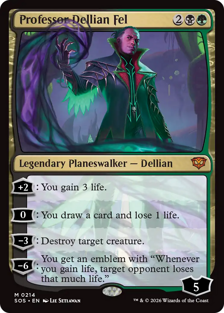 Professor Dellian Fel [Secrets of Strixhaven] | Total Play
