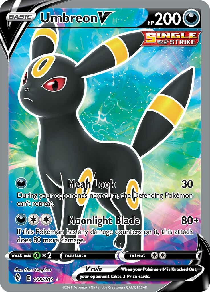 Umbreon V (188/203) [Sword & Shield: Evolving Skies] | Total Play