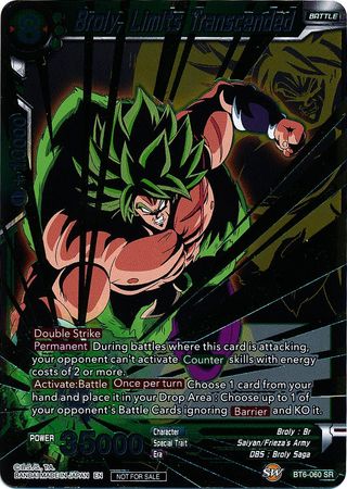 Broly, Limits Transcended (Event Pack 3 - 2019) (BT6-060_PR) [Promotion Cards] | Total Play