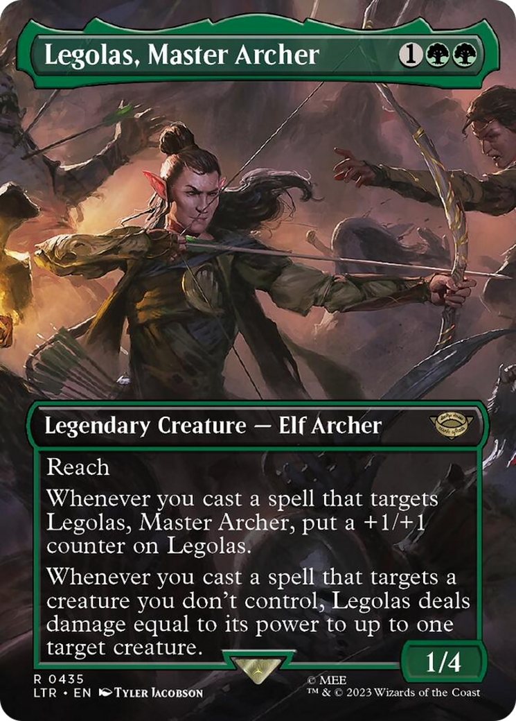 Legolas, Master Archer (Borderless Alternate Art) [The Lord of the Rings: Tales of Middle-Earth] | Total Play