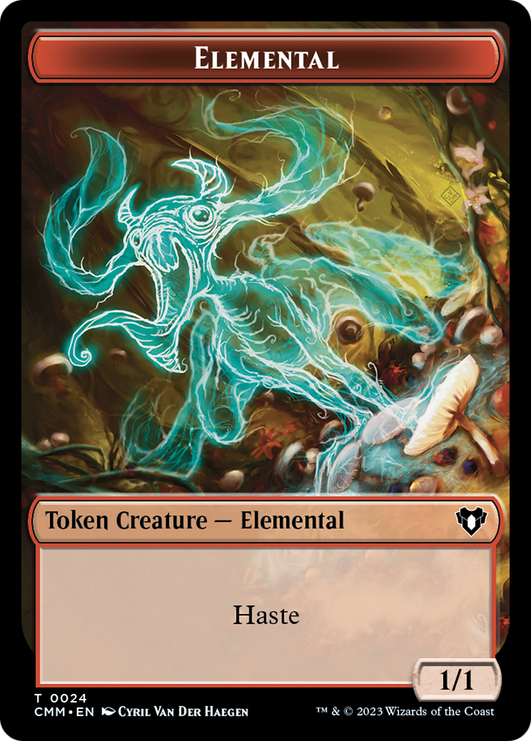 Elemental Token (24) [Commander Masters Tokens] | Total Play