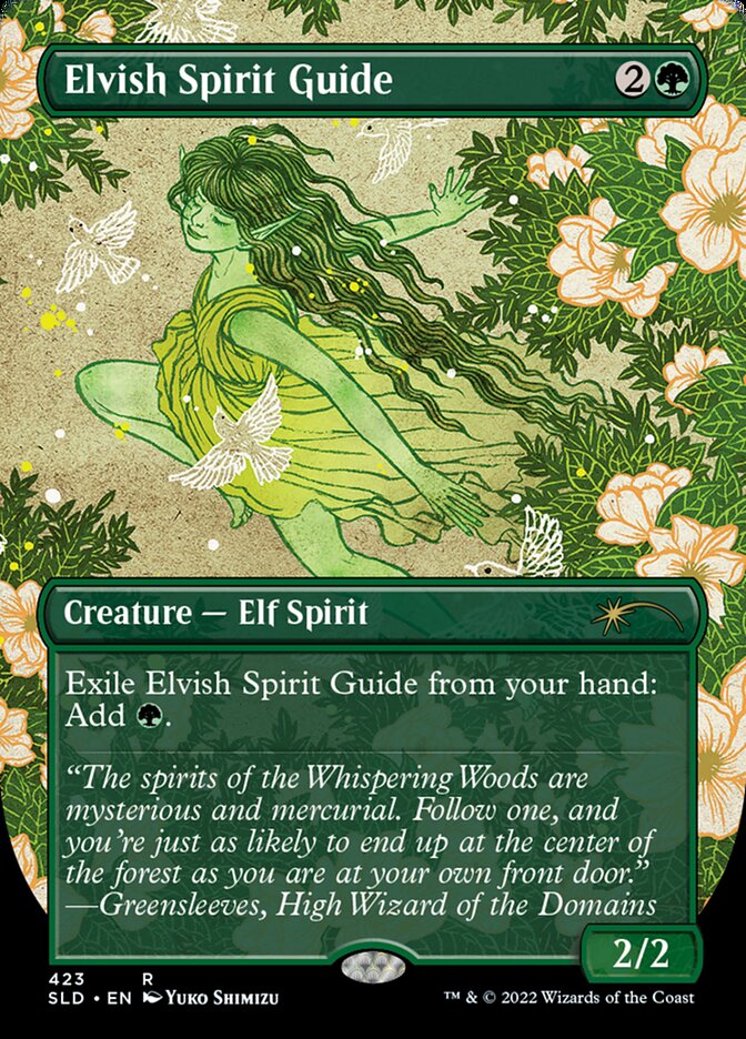 Elvish Spirit Guide (Borderless) [Secret Lair Drop Series] | Total Play