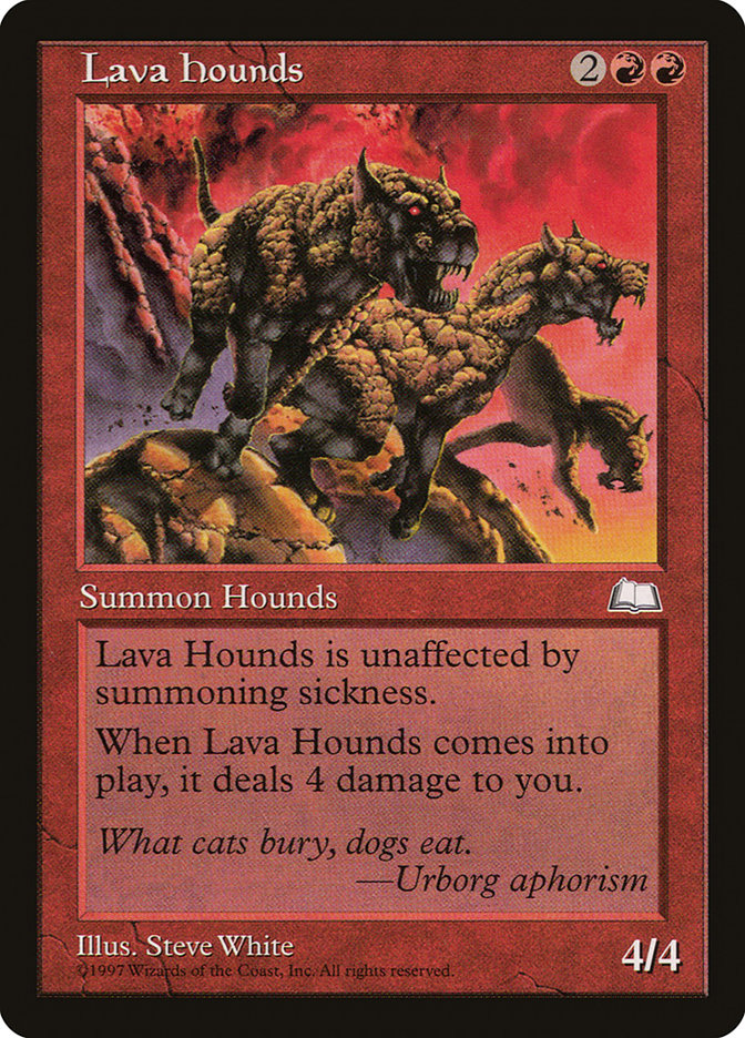 Lava Hounds [Weatherlight] | Total Play
