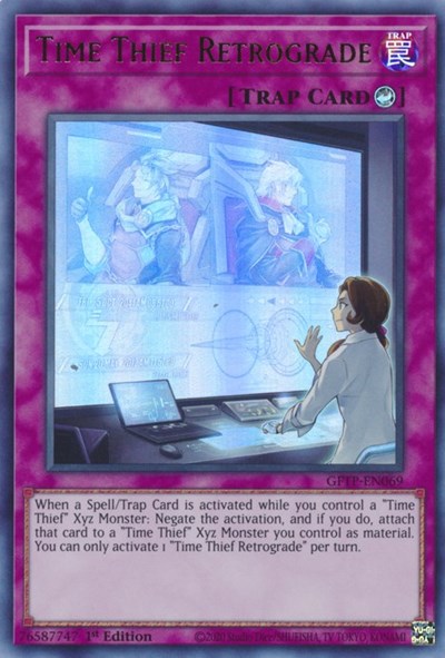Time Thief Retrograde [GFTP-EN069] Ultra Rare | Total Play
