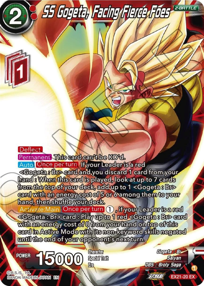 SS Gogeta, Facing Fierce Foes (EX21-20) [5th Anniversary Set] | Total Play