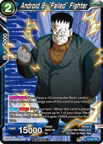 Android 8, "Failed" Fighter (Championship Pack 2022 Vol.2) (P-421) [Promotion Cards] | Total Play