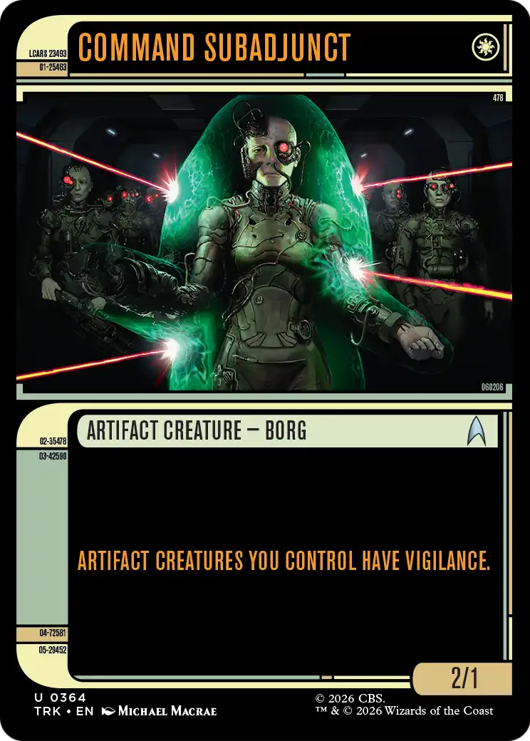 Command Subadjunct (Showcase) [Star Trek] | Total Play