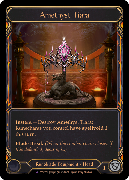 Amethyst Tiara (Marvel) [DYN171] (Dynasty)  Cold Foil | Total Play