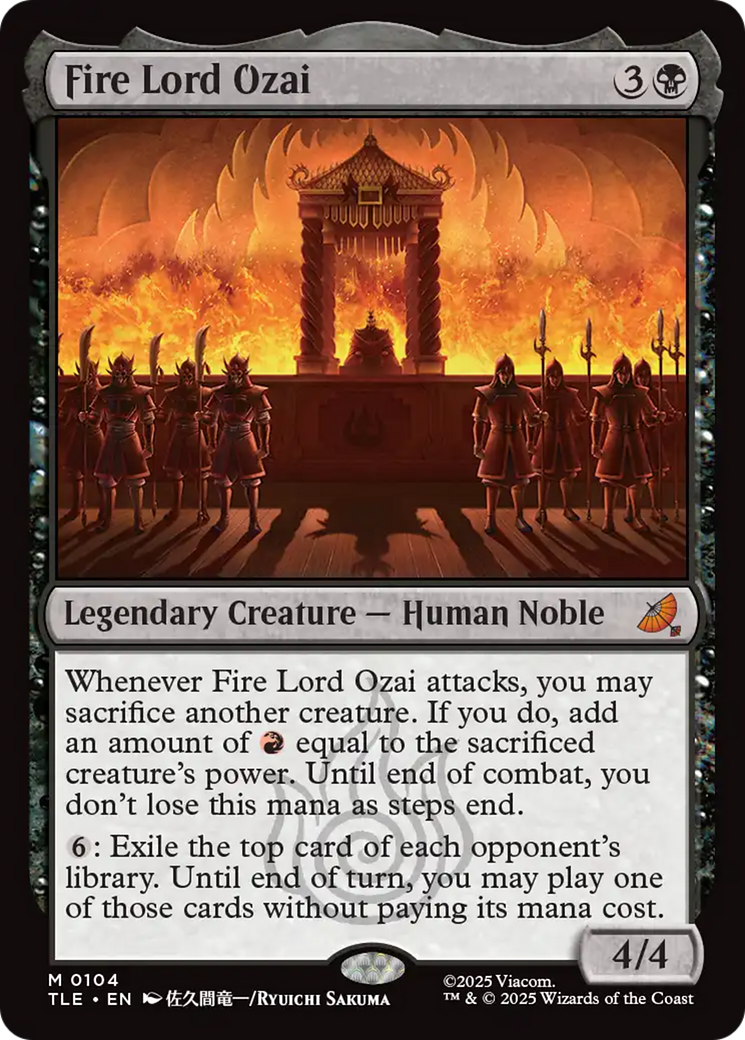 Fire Lord Ozai [Avatar: The Last Airbender: Eternal-Legal] | Total Play