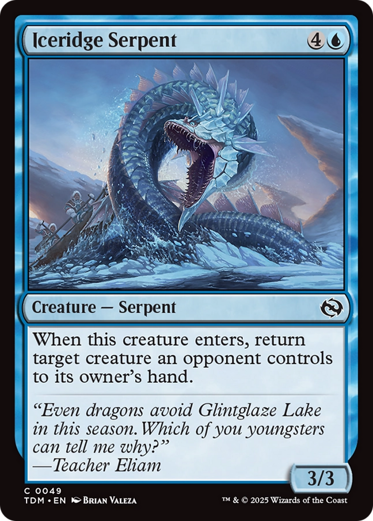 Iceridge Serpent [Tarkir: Dragonstorm] | Total Play