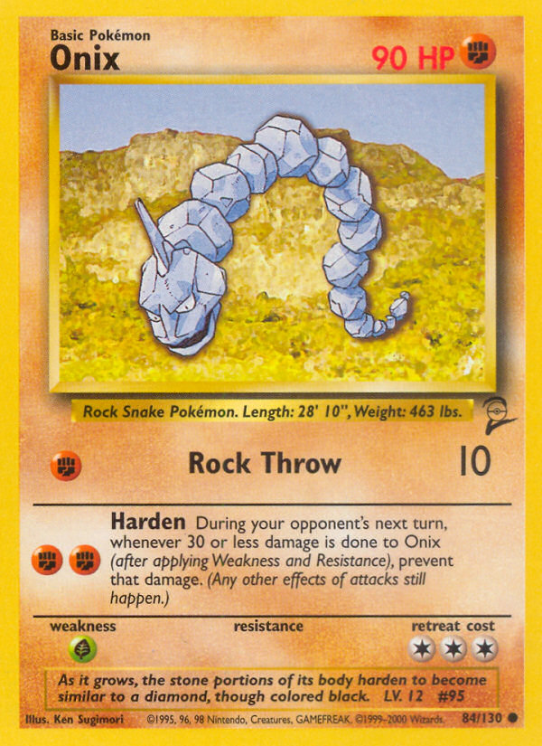 Onix (84/130) [Base Set 2] | Total Play
