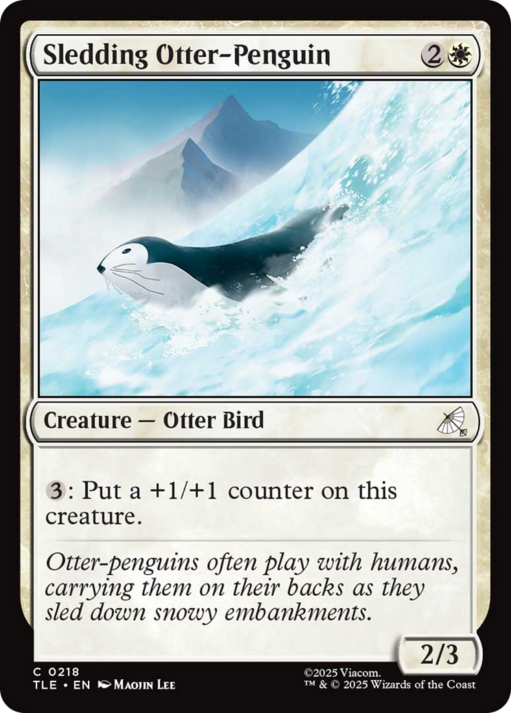 Sledding Otter-Penguin [Avatar: The Last Airbender: Eternal-Legal] | Total Play