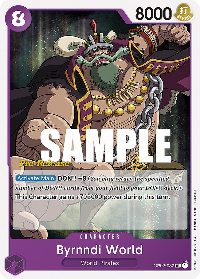 Byrnndi World [Paramount War Pre-Release Cards] | Total Play