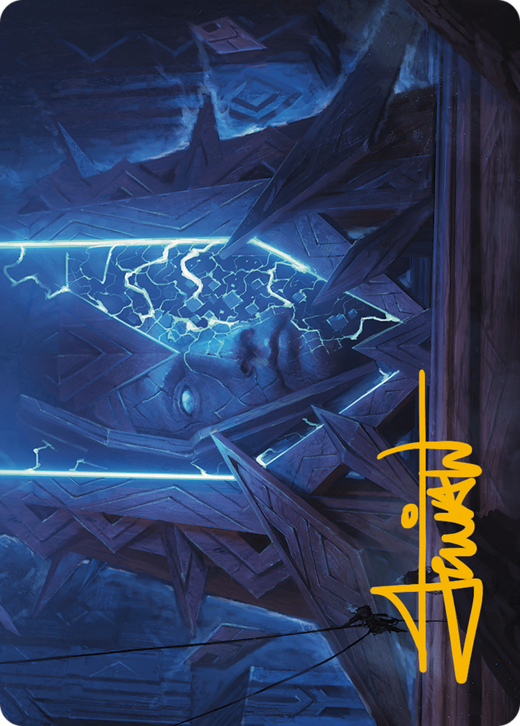 Stone Idol Generator Art Card (Gold-Stamped Signature) [Modern Horizons 3 Art Series] | Total Play