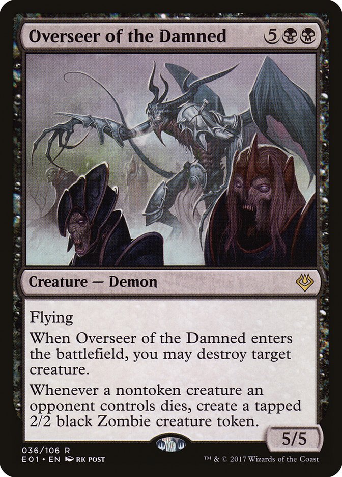 Overseer of the Damned [Archenemy: Nicol Bolas] | Total Play