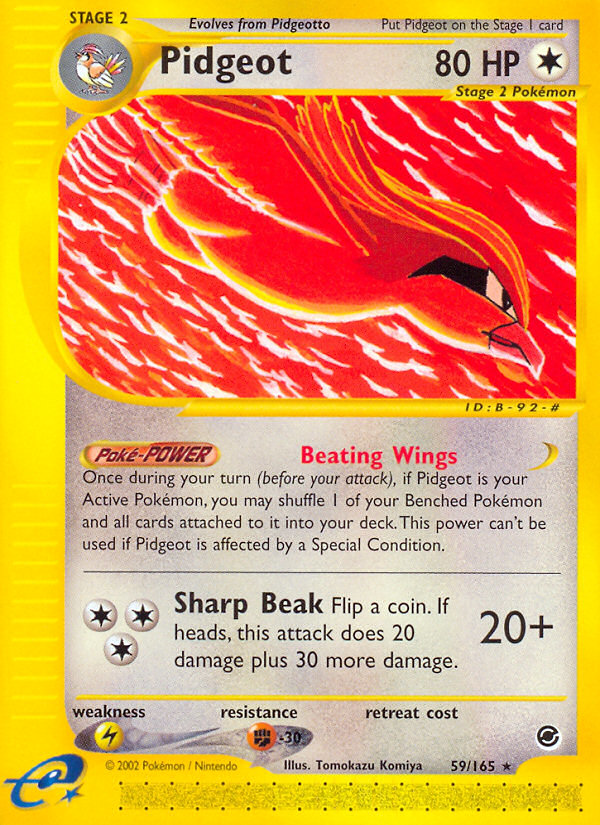 Pidgeot (59/165) [Expedition: Base Set] | Total Play