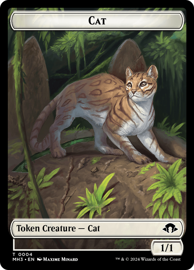 Cat // Energy Reserve Double-Sided Token [Modern Horizons 3 Tokens] | Total Play