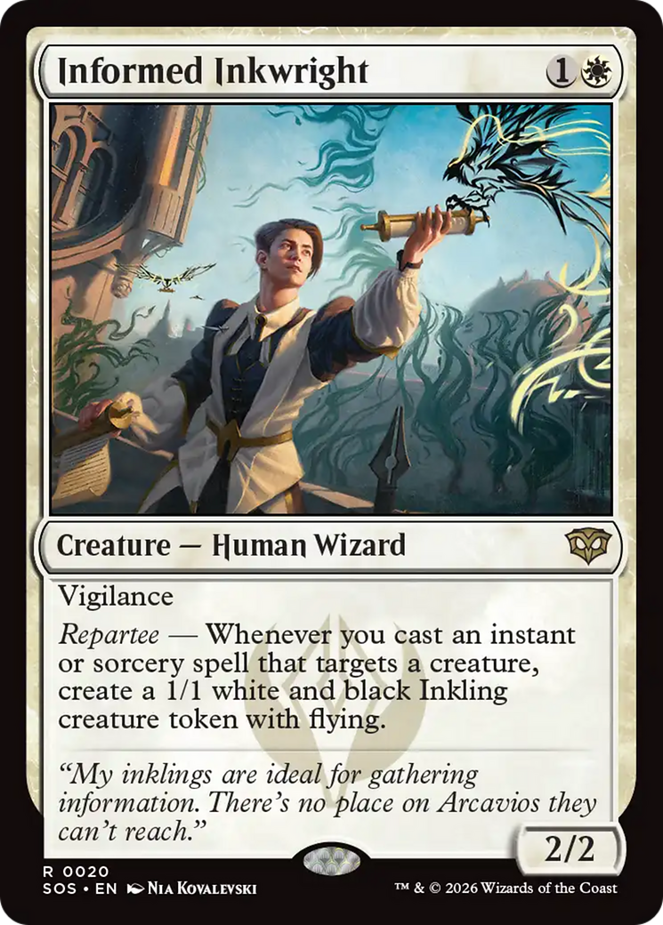 Informed Inkwright [Secrets of Strixhaven] | Total Play