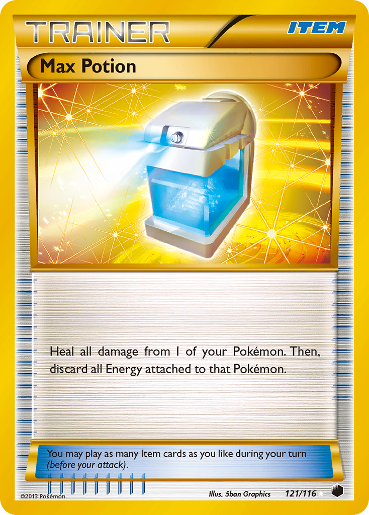 Max Potion (121/116) [Black & White: Plasma Freeze] | Total Play