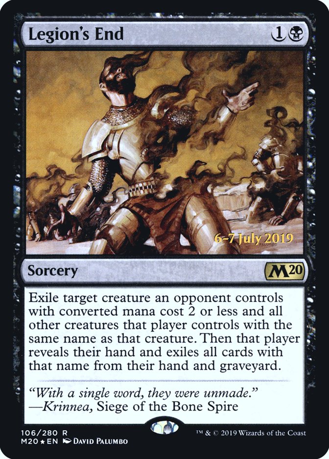 Legion's End [Core Set 2020 Prerelease Promos] | Total Play