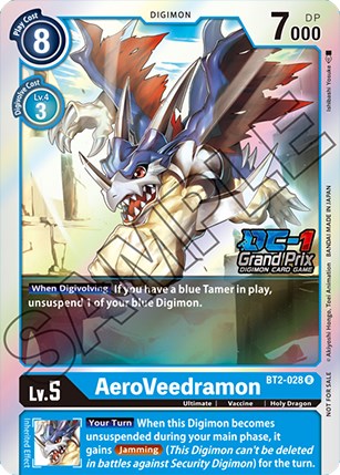 AeroVeedramon [BT2-028] (DC-1 Grand Prix) [Release Special Booster Promos] | Total Play