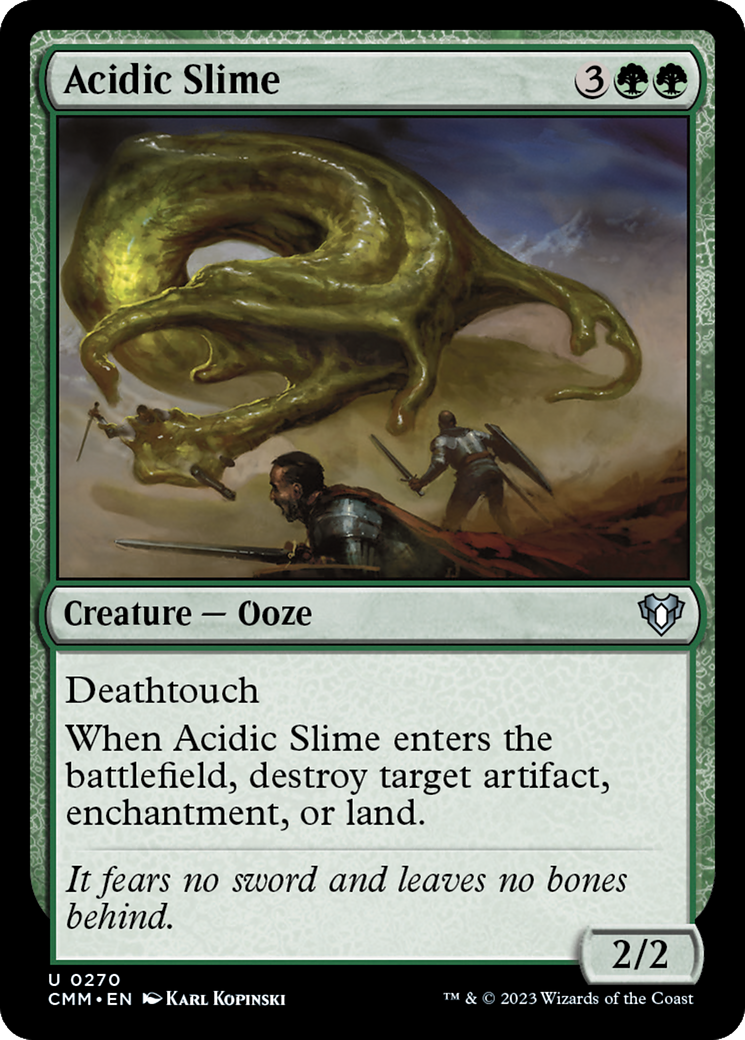 Acidic Slime [Commander Masters] | Total Play