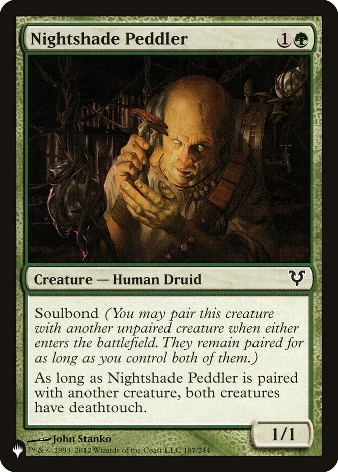 Nightshade Peddler [The List] | Total Play