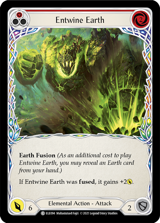 Entwine Earth (Red) [ELE094] (Tales of Aria)  1st Edition Normal | Total Play