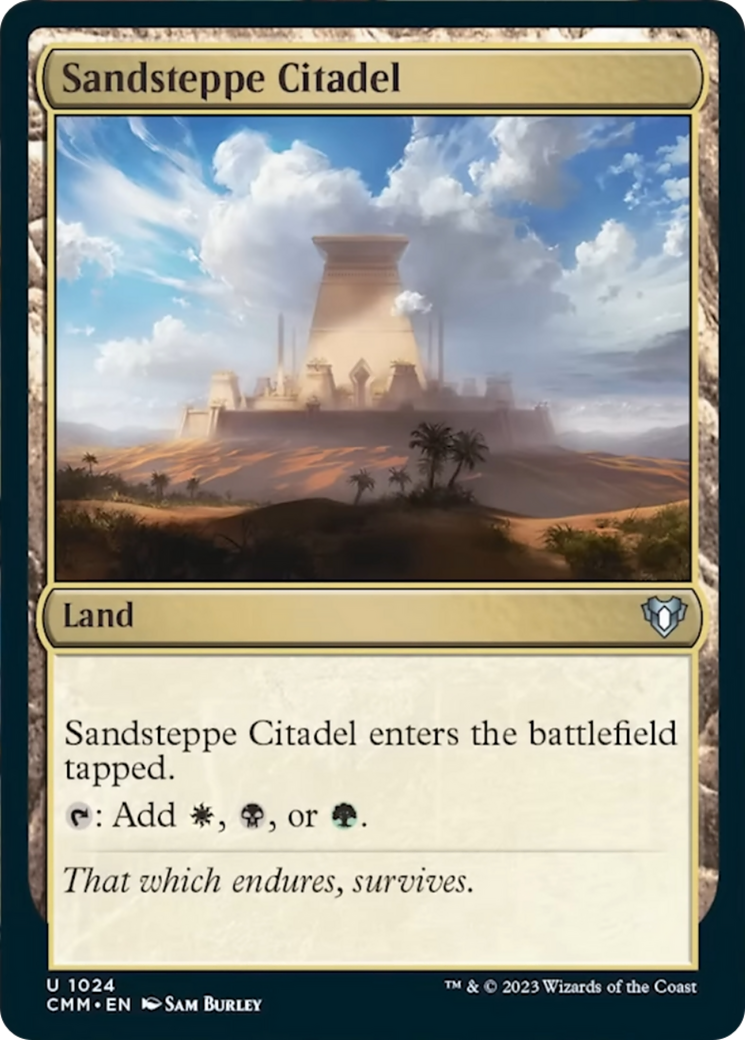 Sandsteppe Citadel [Commander Masters] | Total Play