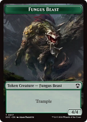 Goat // Fungus Beast Double-Sided Token [Secrets of Strixhaven Commander Tokens] | Total Play