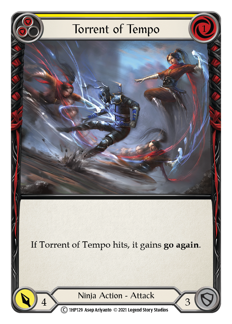 Torrent of Tempo (Yellow) [1HP129] (History Pack 1) | Total Play