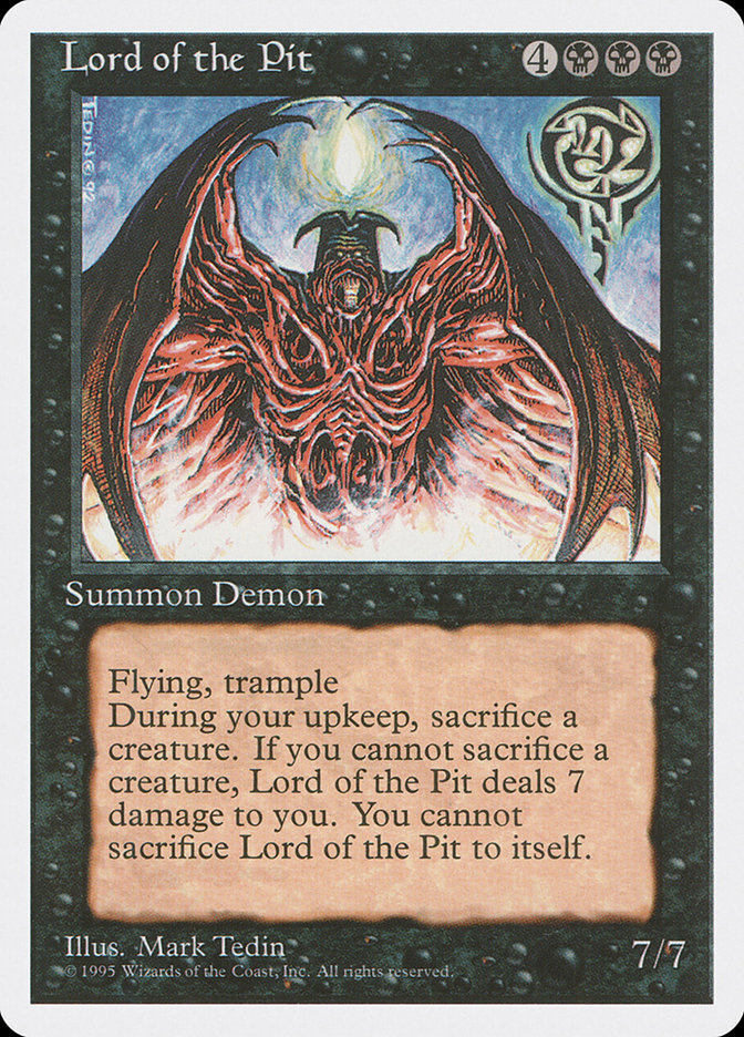 Lord of the Pit [Fourth Edition] | Total Play