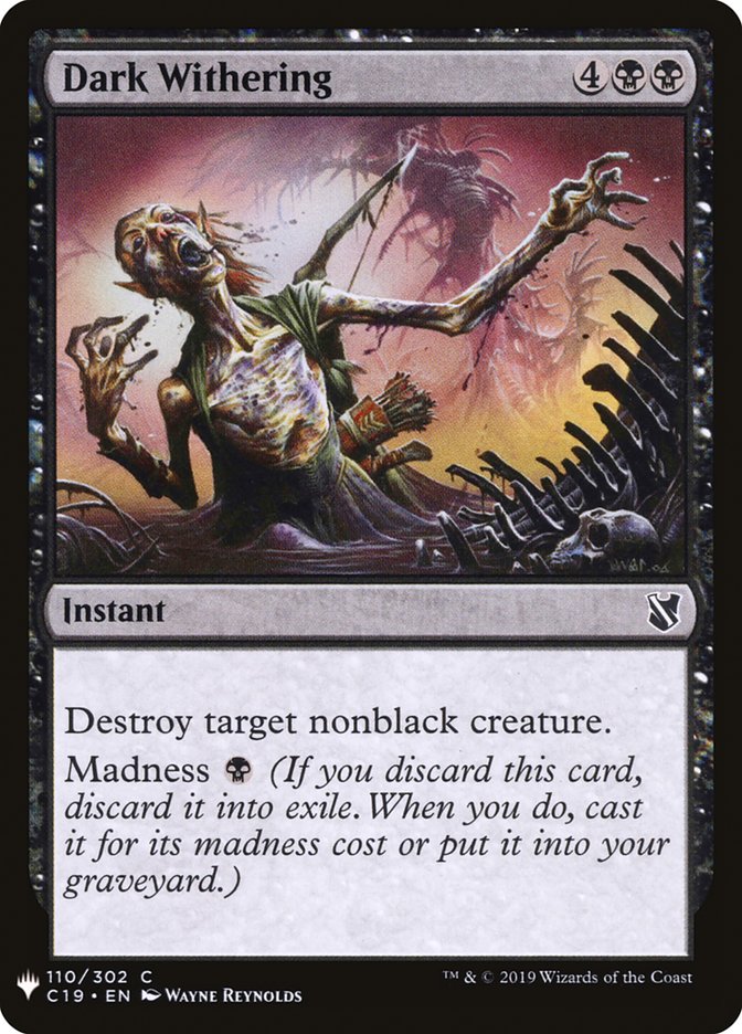 Dark Withering [Mystery Booster] | Total Play