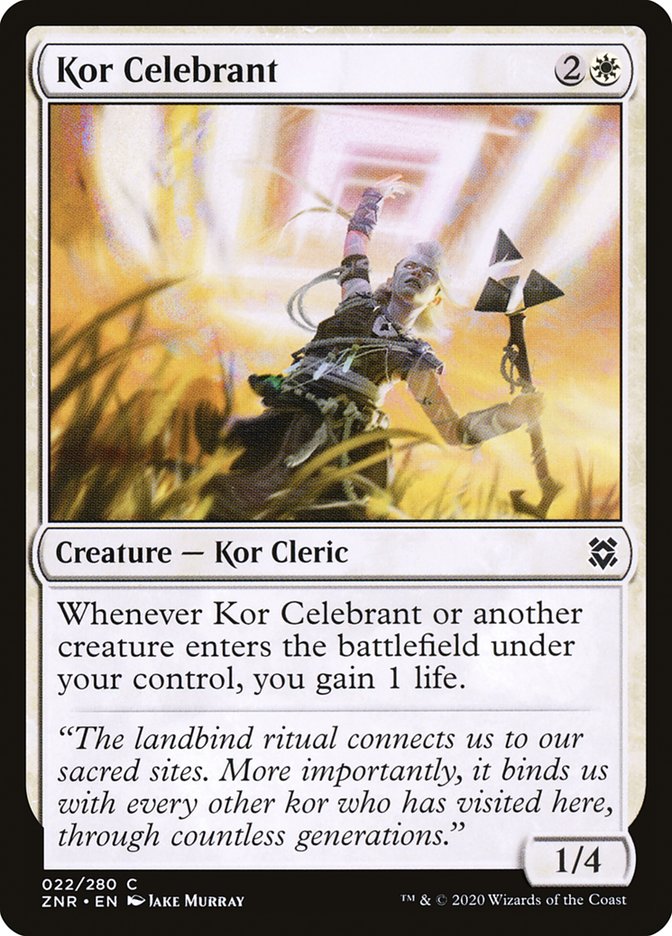 Kor Celebrant [Zendikar Rising] | Total Play