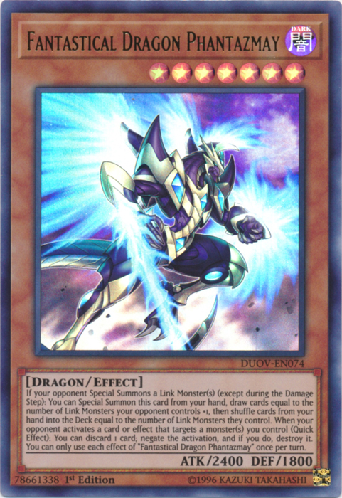 Fantastical Dragon Phantazmay [DUOV-EN074] Ultra Rare | Total Play