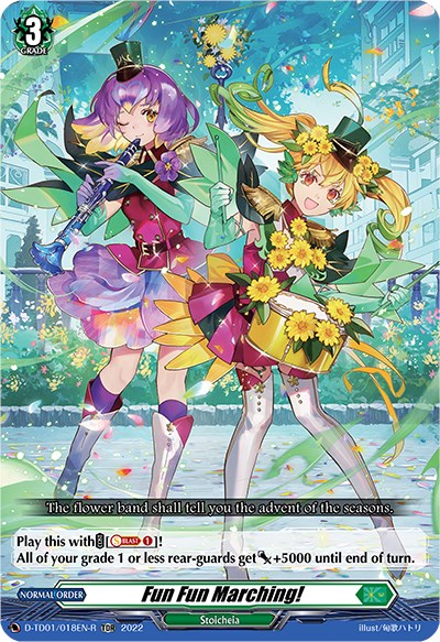 Fun Fun Marching! (D-TD01/018EN-R) [Urara Haneyama -Bandmaster of Blossoming Bonds-] | Total Play