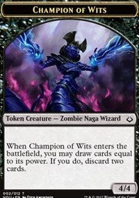 Champion of Wits // Insect Double-Sided Token [Hour of Devastation Tokens] | Total Play